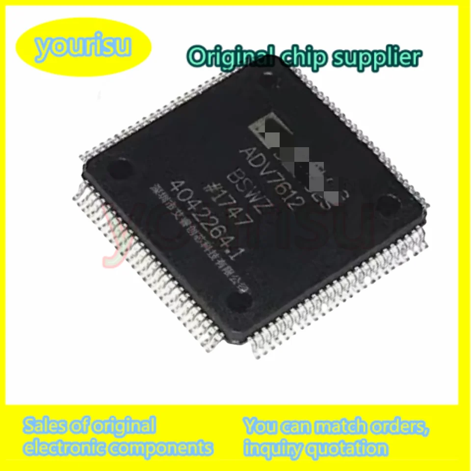 1Pcs/Lot ADV7612 ADV7612BSWZ package TQFP-100 video interface chip IC