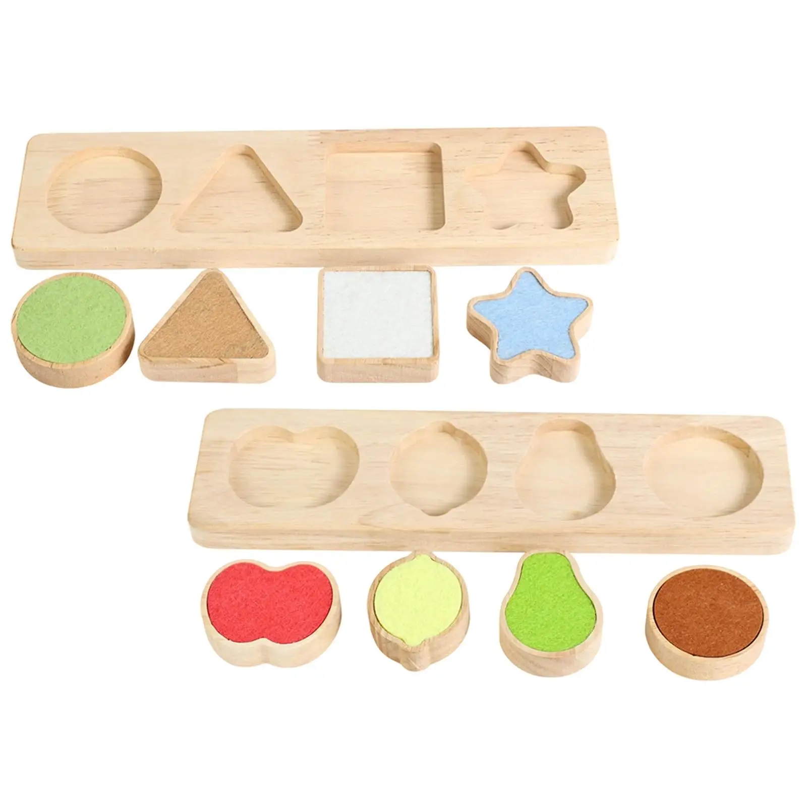 Jouets de Puzzle de forme, reconnaissance des couleurs, motricité Fine, Puzzle en bois pour enfants