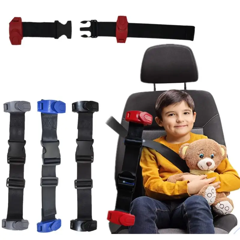 

1PC Car Seat Safety Belt Clip Buckle Seat Belt Shoulder Neck Strap Adjuster Car Seat Belt Strap Adjuster Holder for Kids Toddler