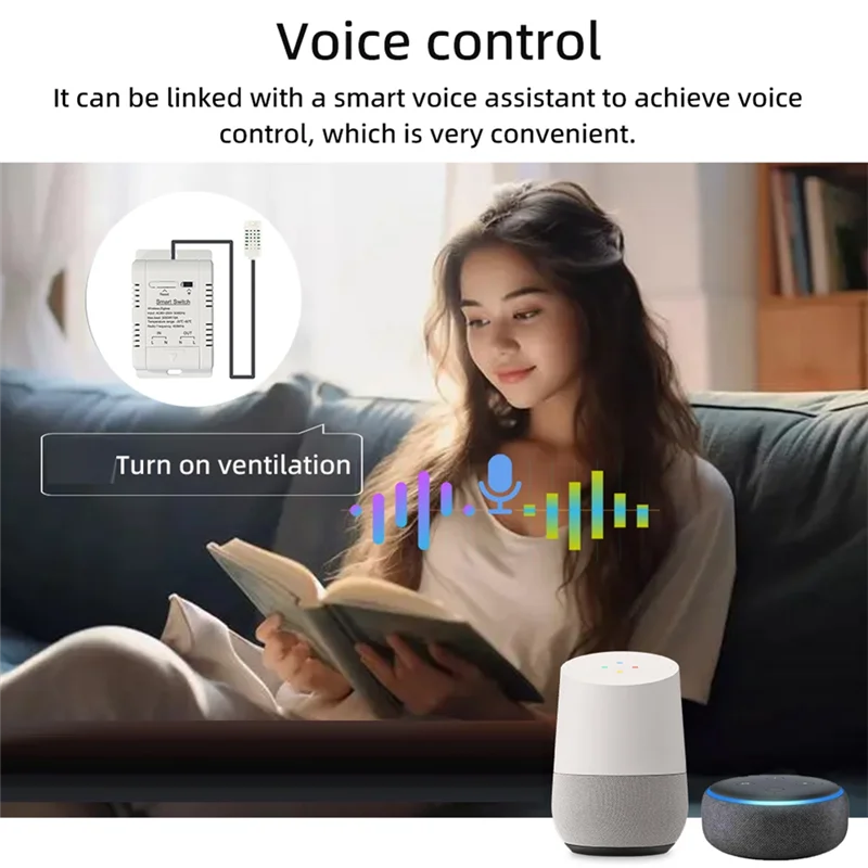 

News Wifi Smart Temperature And Humidity Switch With 1M Sensor 16A Temperature Humidity Switch Supports Voice Control