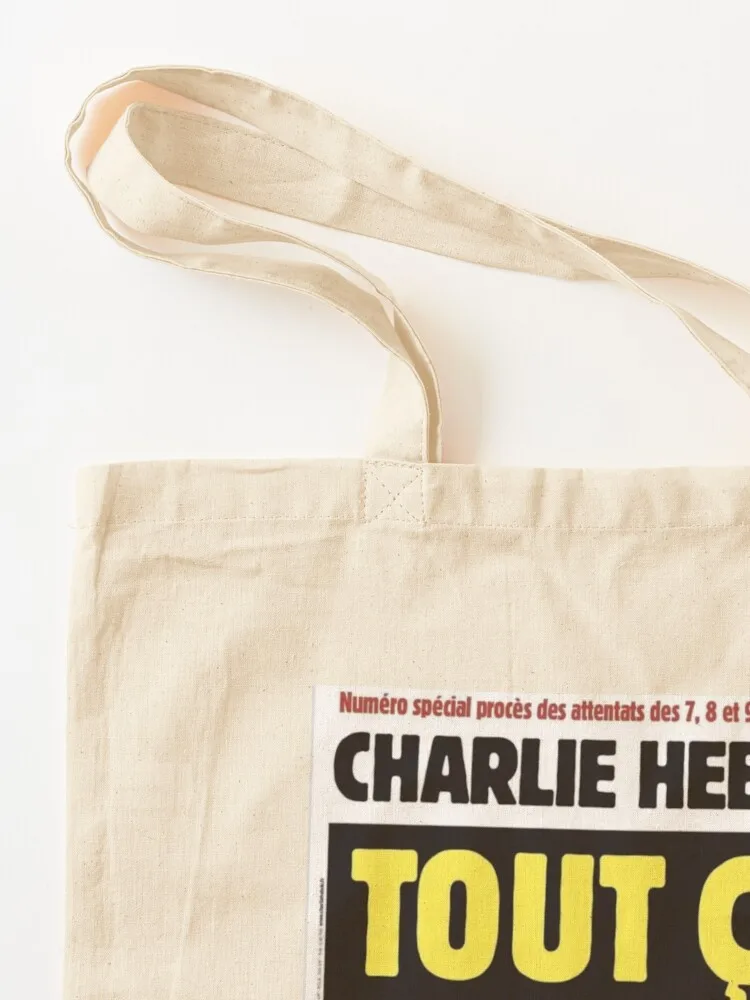 Charlie Hebdo 10 Tote Bag tote bag custom shoping bag large tote shopper woman