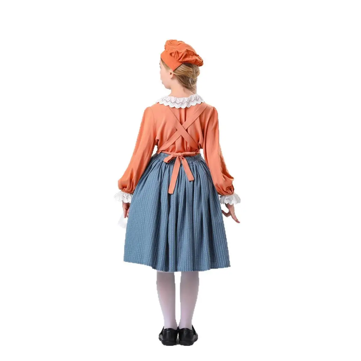 

Костюм на Хэллоуин для девочек на ферме в стиле кантри, детская одежда для выступлений на сцене, цветочный дизайн, бренд Dr Yuemeikai для девочек