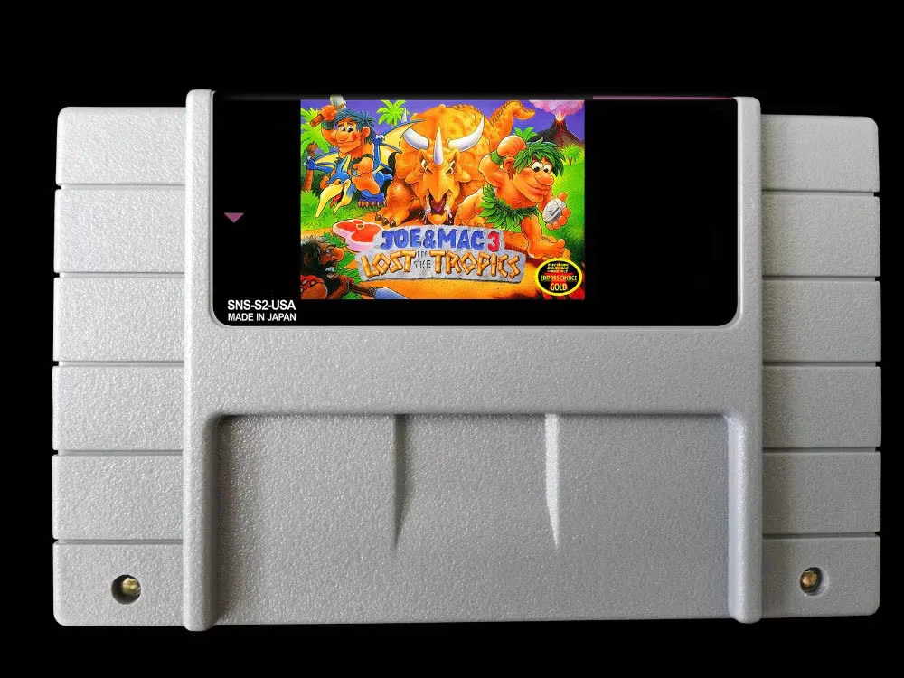 

16-битные игры ** Joe & Mac 2 — Lost in the Tropics (версия для США!!)
