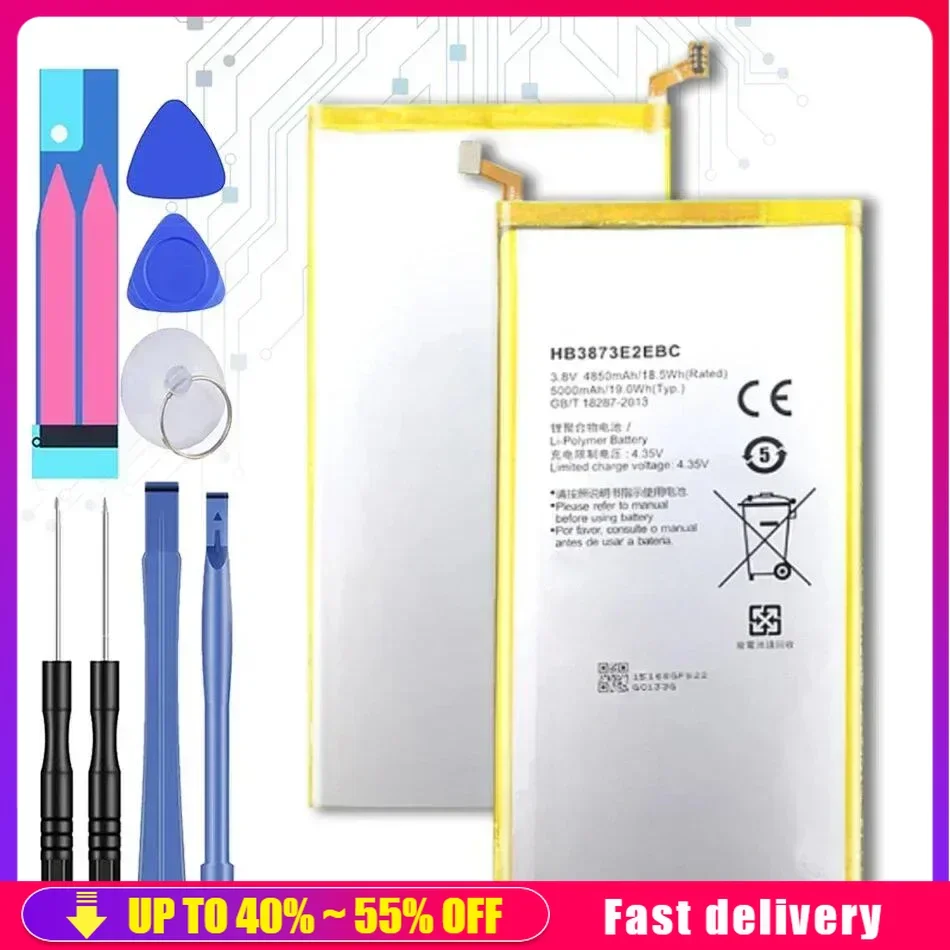 Battery For Huawei MediaPad S8-701u S8-701W GEM-701L GEM-702L T1-821L T1-821W T1-823L S7 S8/X1 X2 7.0/T1 8.0 Batteria