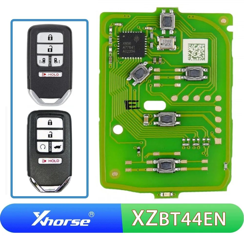 

5/10 Pcs XZBT44EN Xhorse XZ Special PCB Board VVDI Car Key Panel 5 Buttons Remote PCB For Honda Civic Accord CR-V Odyssey 14-22