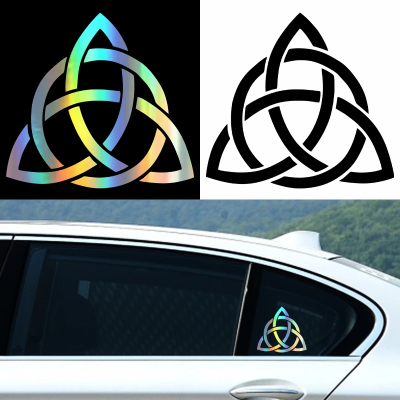 Knot Triquetra Trinity Celtic -Symbol Funny Car Sticker and Decal KKVinyl Sunscreen Waterproof