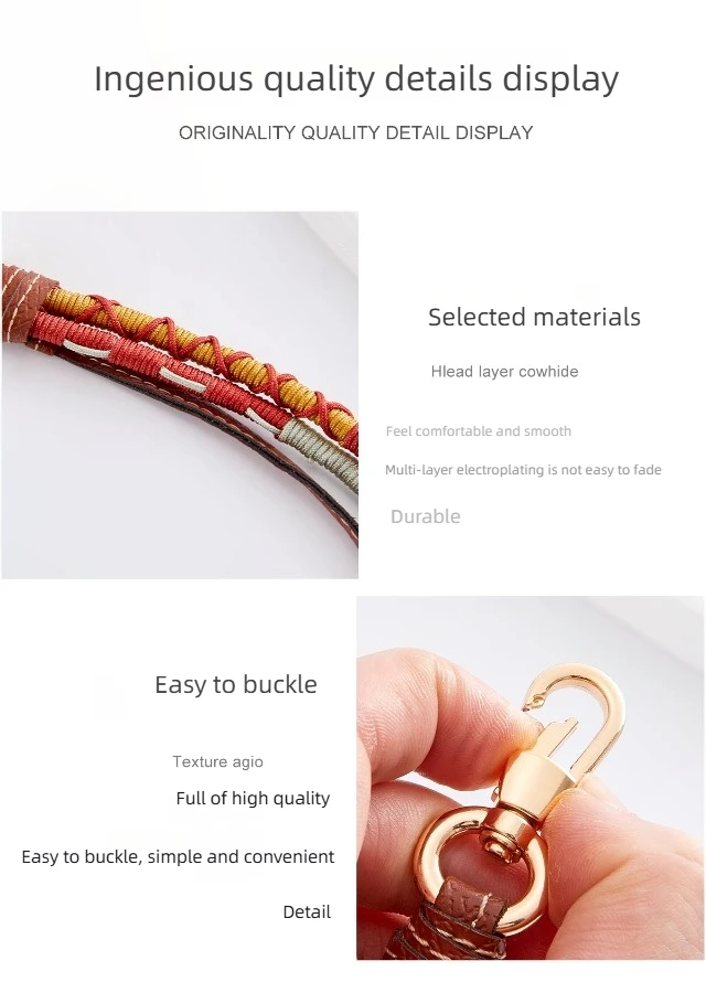Weaving Handheld Shoulder Strap For Longchamp Mini Handle Bag Strap Modification Bag Accessories