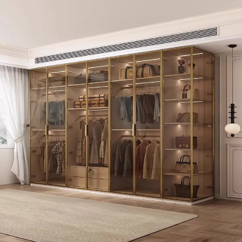 

Space Saving Minimalist Wardrobe Nordic Cube Door Mirror Cabinets Display Wardrobe Cupboard Clothes Muebles Trendy Furniture