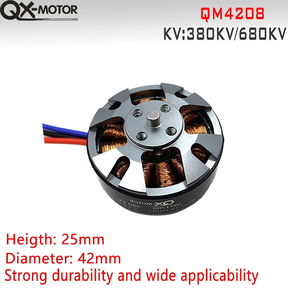 QX-MOTOR Brushless Motor QM4208 3508 380/680KV CW CCW