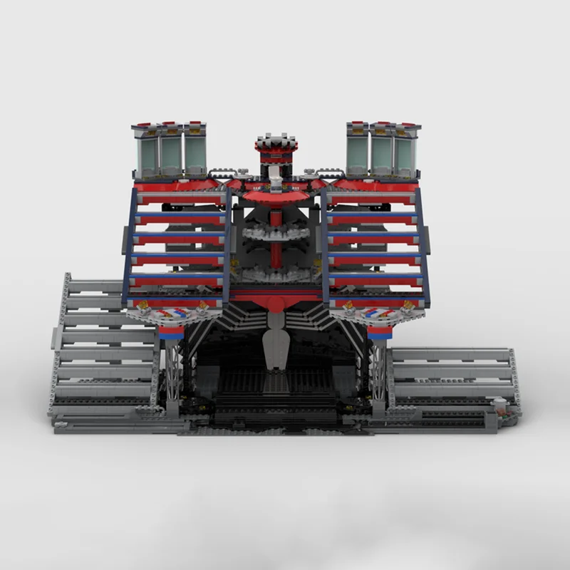 Famosa cenas de rua moc tijolos de construção modular espaço suporte modelo tecnologia blocos natal diy brinquedo construção presentes