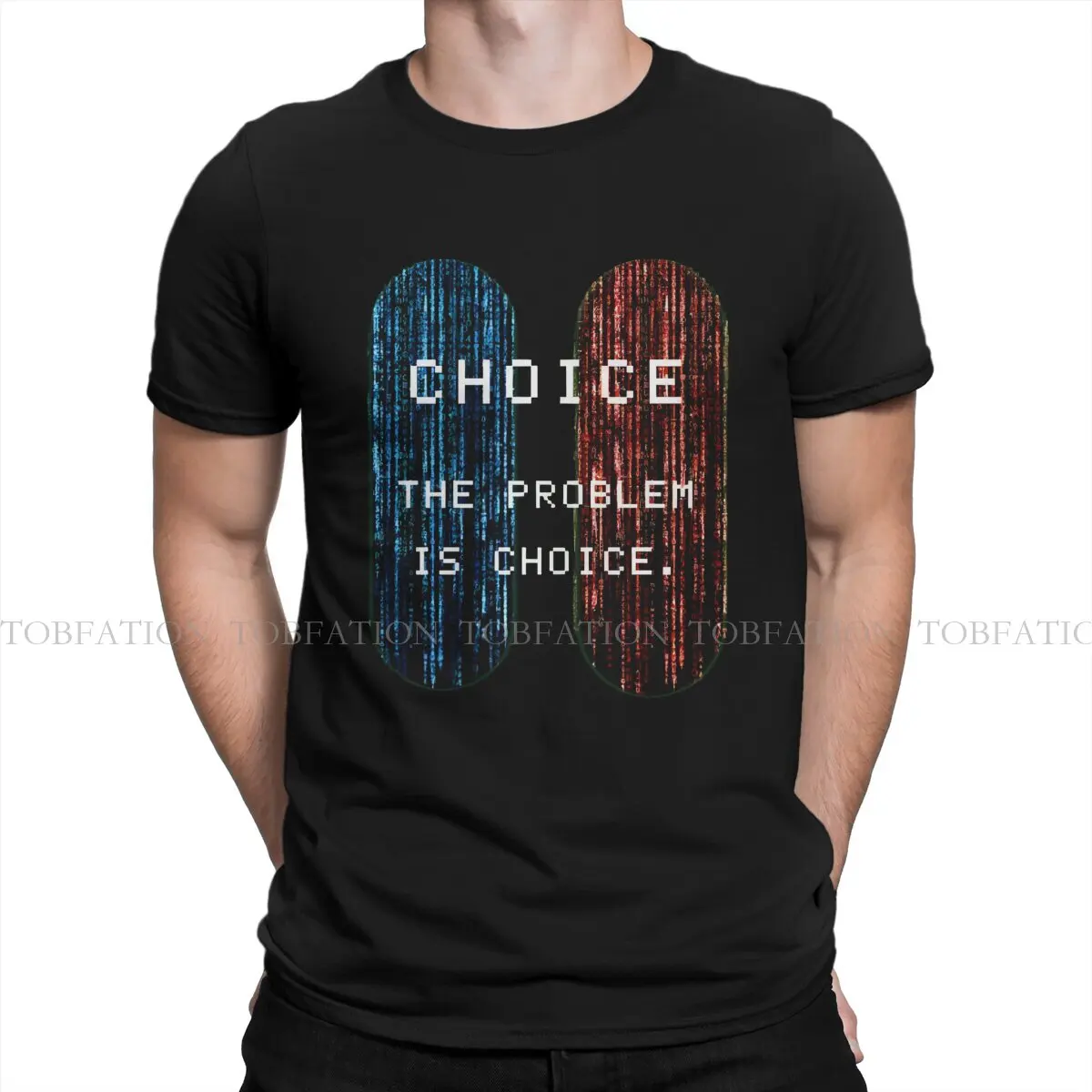 The Red Pill Or Blue Pill Graphic TShirt The Matrix Movie Creative Streetwear Casual T Shirt Male Short Sleeve Unique Gift Idea