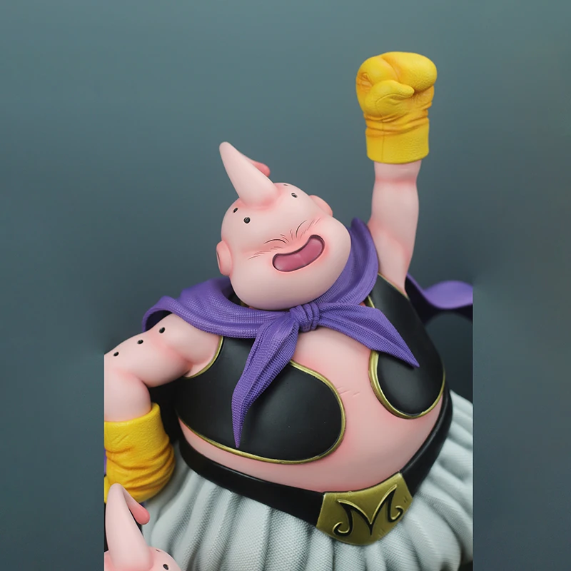 Dragon Ball Z 32 cm Anime Figura Majin Buu Fat Buu A doppia testa A doppia mano Action Figures in PVC Collezione Modello Giocattoli Regalo per bambini
