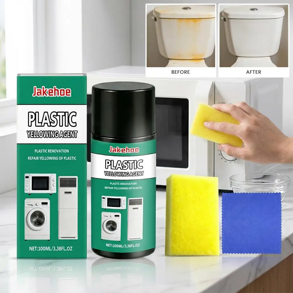 Household Plastic Refurbish Agent Yellowing Removal Scratch Repair Bright Polish Home Appliances Bathroom Daily Maintenance