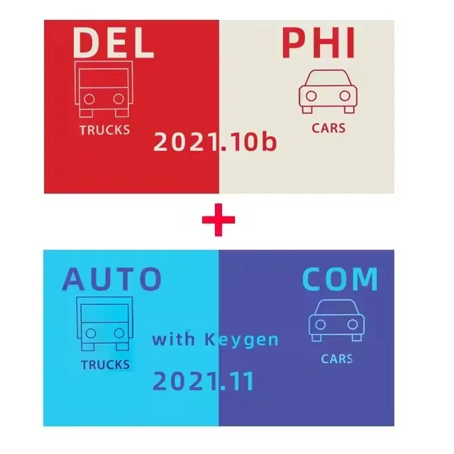

2025 Auto 2021.11 COM+ Delphis 2021.10b with keygen + W0W 5.0012 Software DS 150 OBD2 Diagnostic tool Compatible with Bluetooth