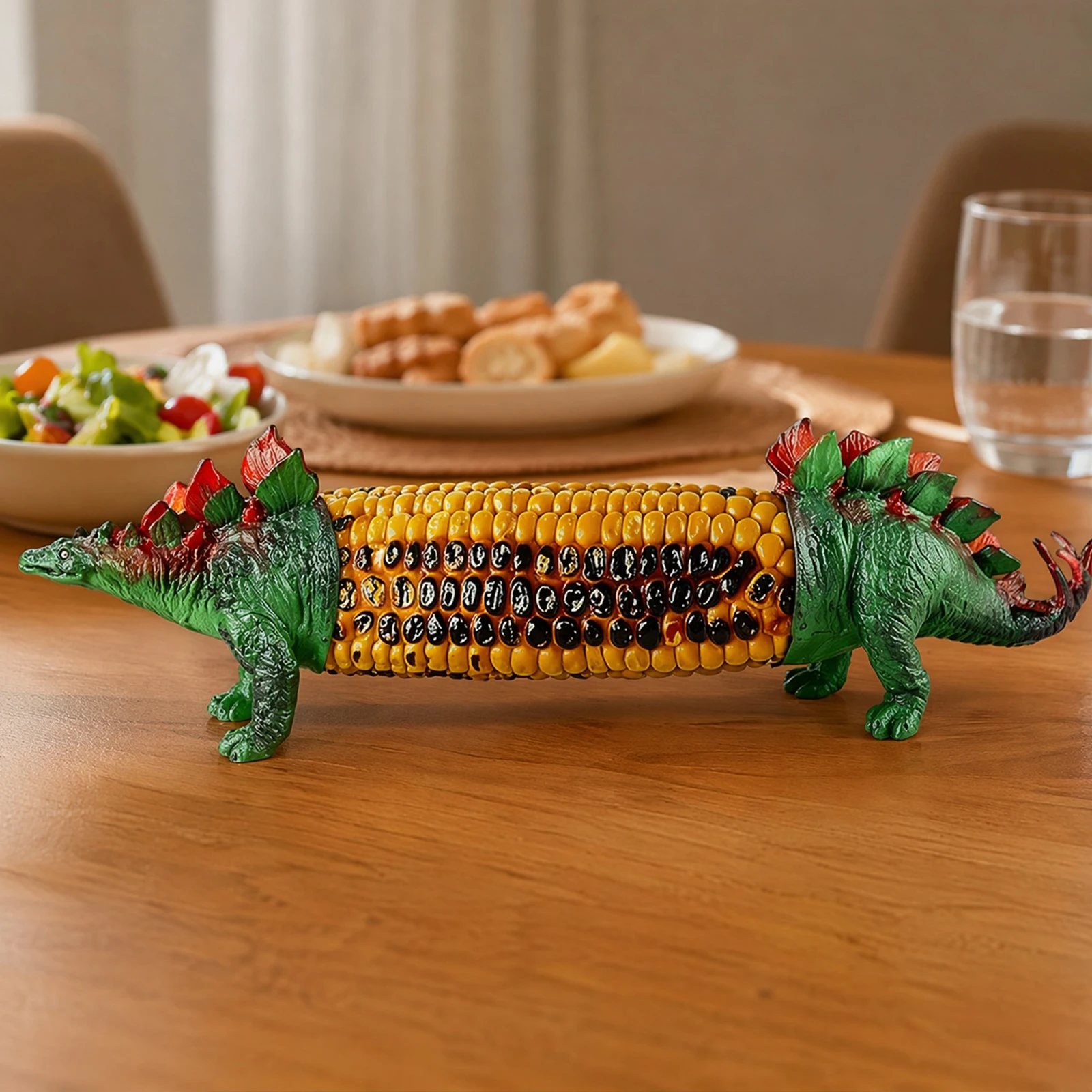 حوامل ذرة على شكل ديناصورات مع - مراجعة Dinosaur Figurine Set وسعره