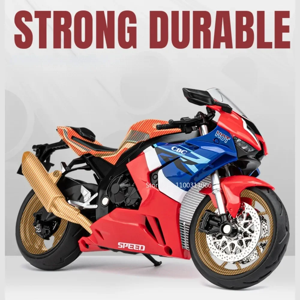 1:12 Scale CBR1000 Motorcycle Model Toys Metal Diecasts Motors The Front Wheels Can Rotate Motorbike Toy for Boy Gift Collection