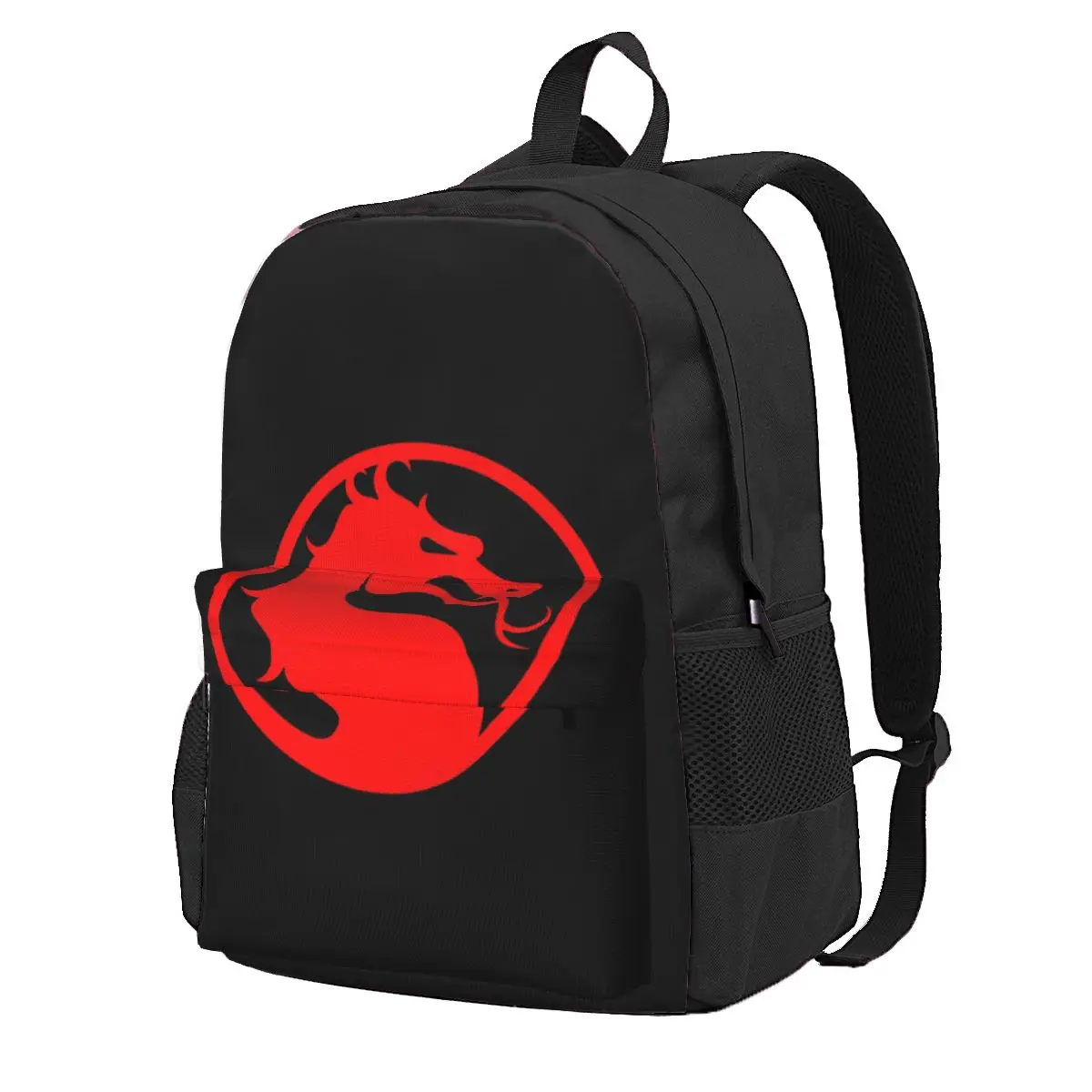 

Mortal Kombat - Red Dragon Student Backpack School Bag Hiking Travel Daypack for Men Women Fashion Bookbag Shoulder Bags