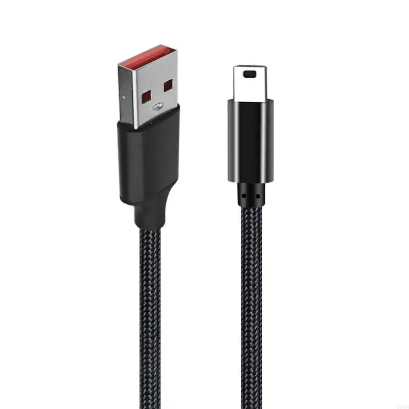 

Нейлоновый плетеный мини-USB-кабель для зарядки игровых консолей и картографических устройств