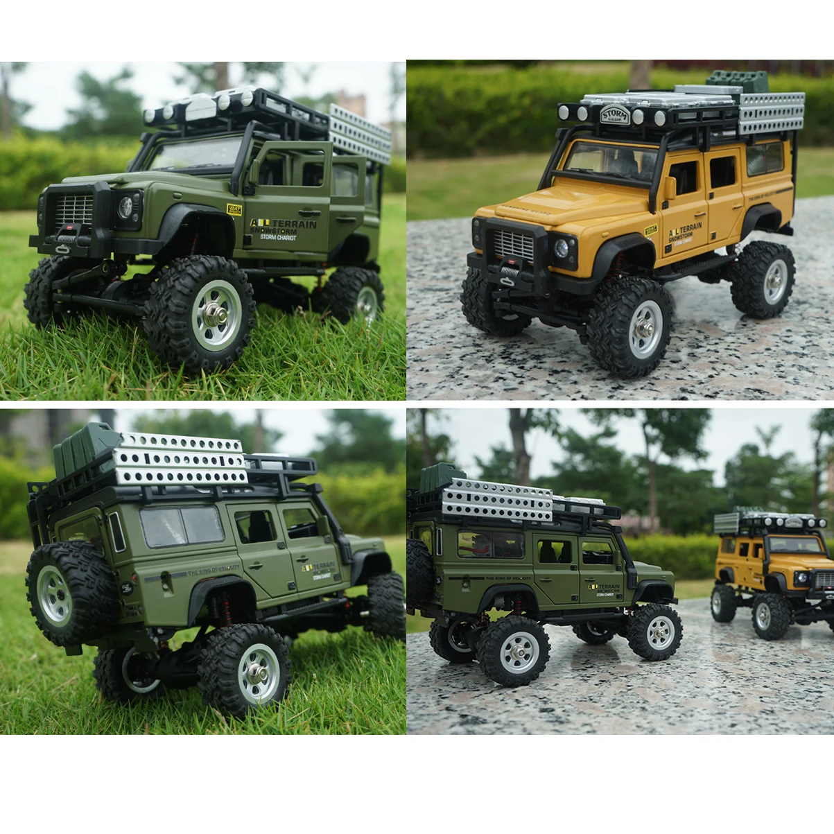 1:28 Mini RC Car SG2801 2.4G Simulation Remote Control 4WD Off-Road Climbing Truck with Front and Rear Lights Vehicle Model Toy