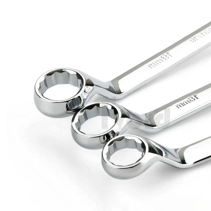 5.5mm~41mm Box End Wrench Double-ended Spanner Double Head Heat Treated Hardened Offset Ring Spanner Bicycle Repair Tools