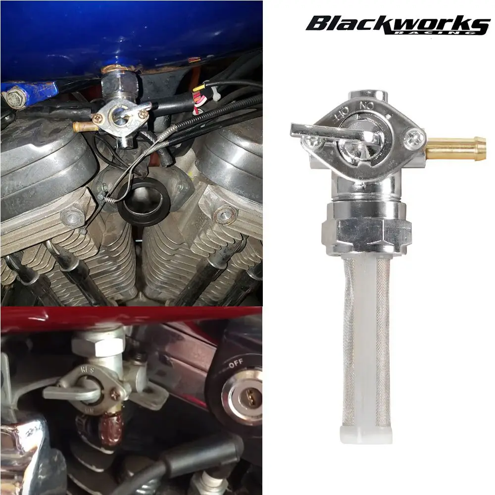Válvula de combustível do tanque de gás do interruptor petpeniana para harley dyna fatboy heritage softail springer sport glide sportster 883 1000 motocicleta