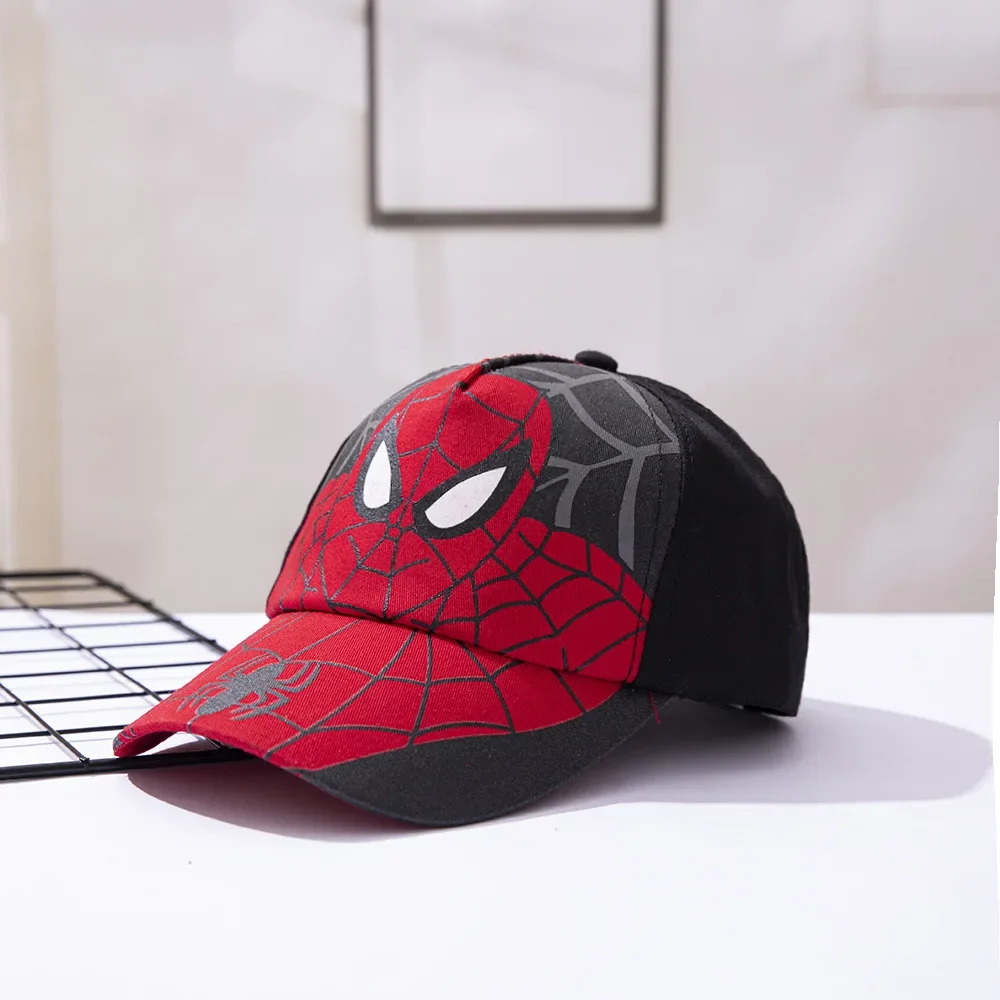 Marvel Spiderman Cartoon Baseball Cap Hüte Superheld Peripherie Cosplay Requisiten Jungen Mädchen Kinder Sonnenhut Mode Zubehör Geschenk