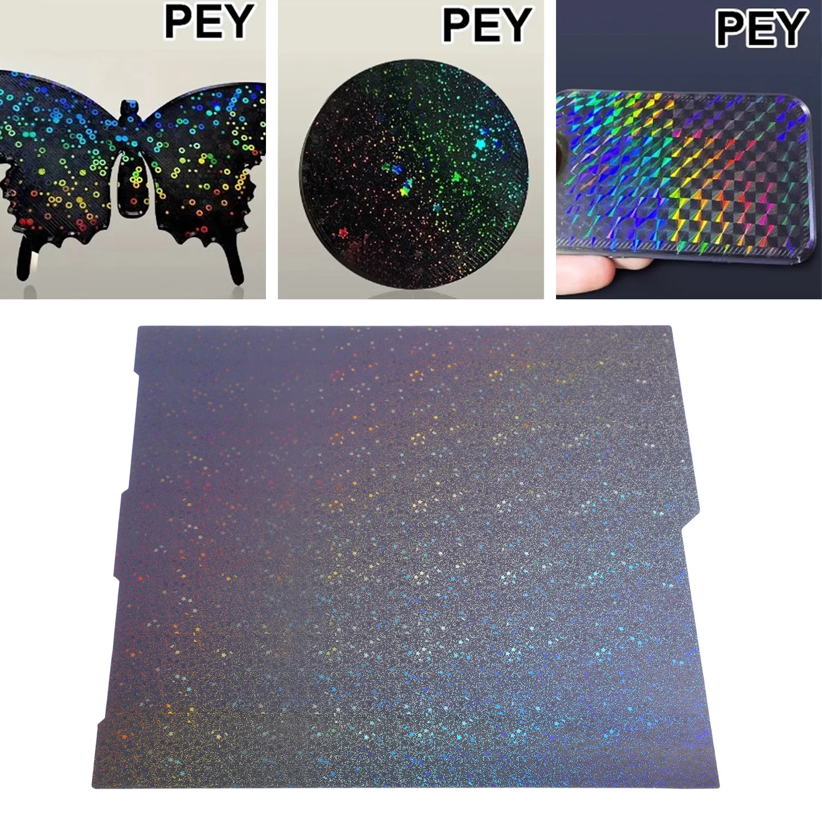 

Обновленная текстурированная PEI/PEY платформа для 3D-печати 256x268 мм, гибкая печатная платформа для Kobra 3 и 3 Combo