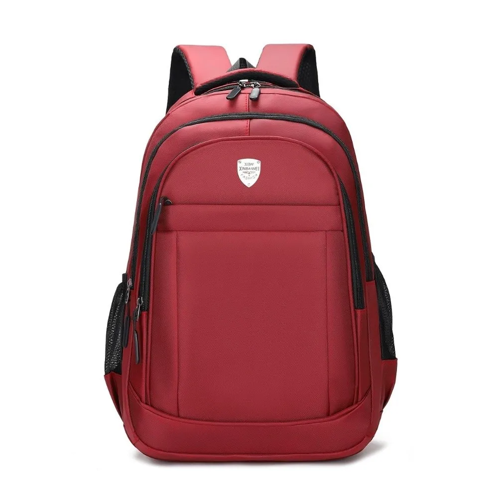 

Waterproof Large Backpacks Large Capacity Solid Color Travel Knapsack Multi-pocket Wear-resistant Laptop Bag Teens Student