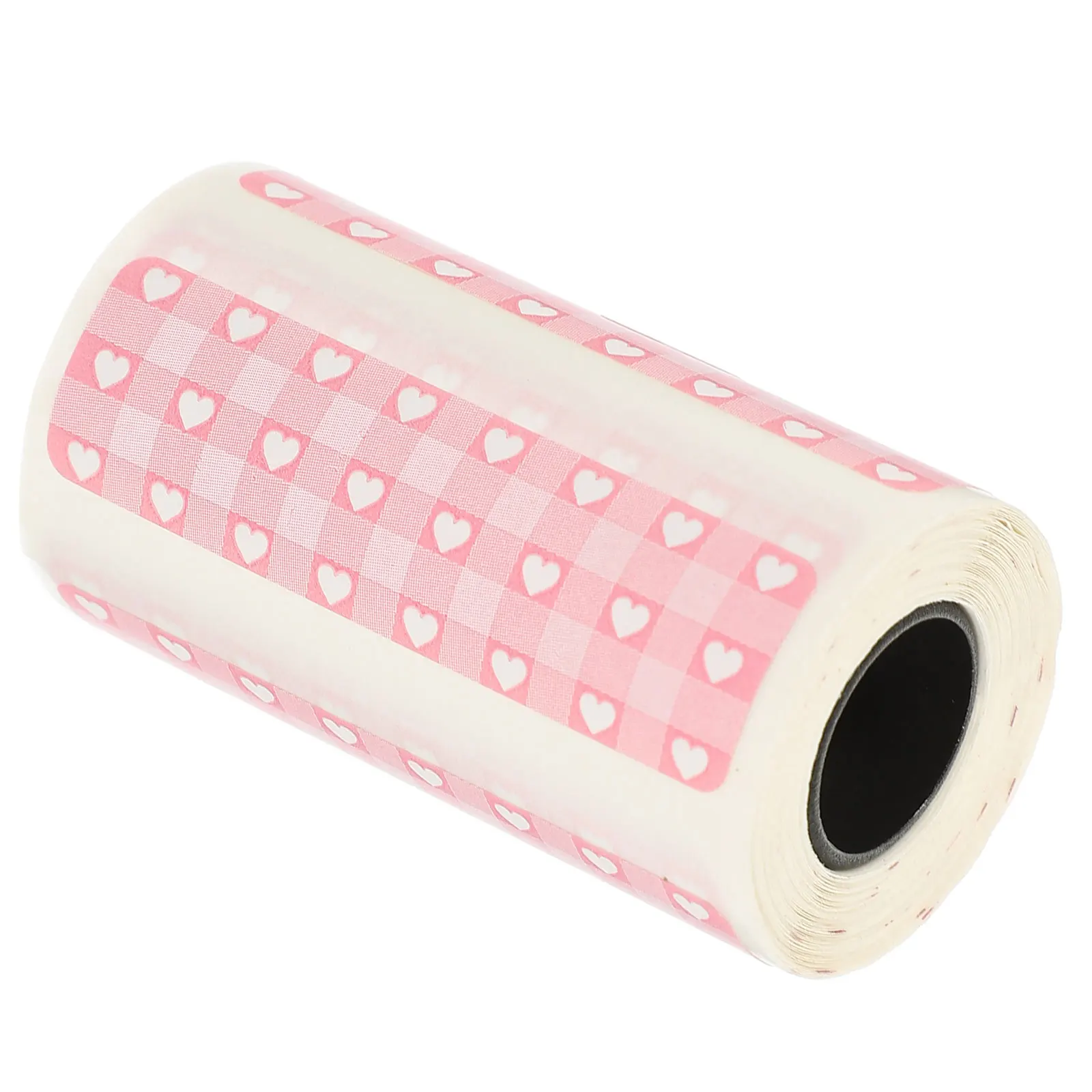 

Pink Heart 50x15mm Thermal Paper Stickers for Instant Camera Labels Teaching Supplies Photo Printer Rolls