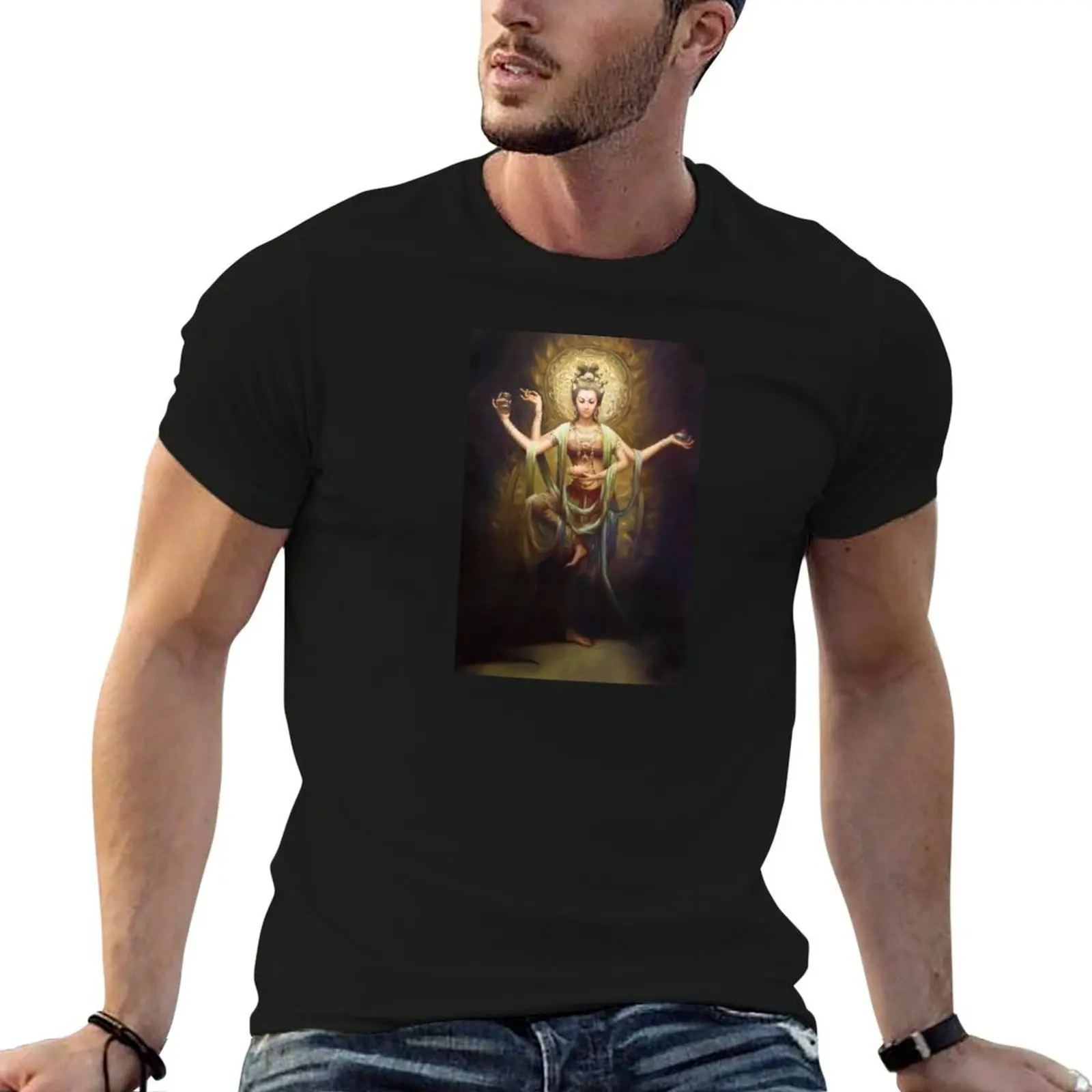 T-shirt Quan Yin, la mère et la déesse de la compassion, t-shirt durable pour le travail