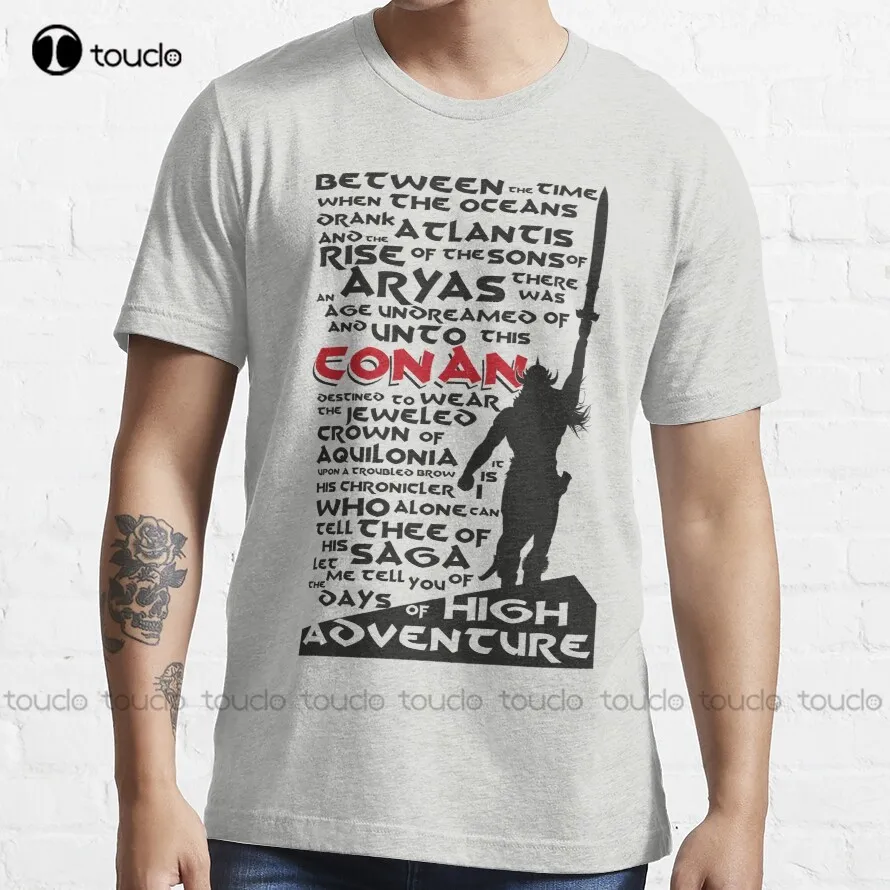 Days Of High Adventure (Conan) T-Shirt Art Shirt Custom Aldult Teen Unisex Digital Printing Tee Shirt Xs-5Xl Fashion Funny New