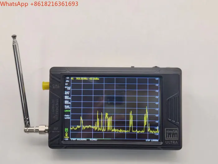 Limited Offer 4-inch Screen, Handheld Spectrum Analyzer 100k-5.4GHz 7.3GHz Signal Source