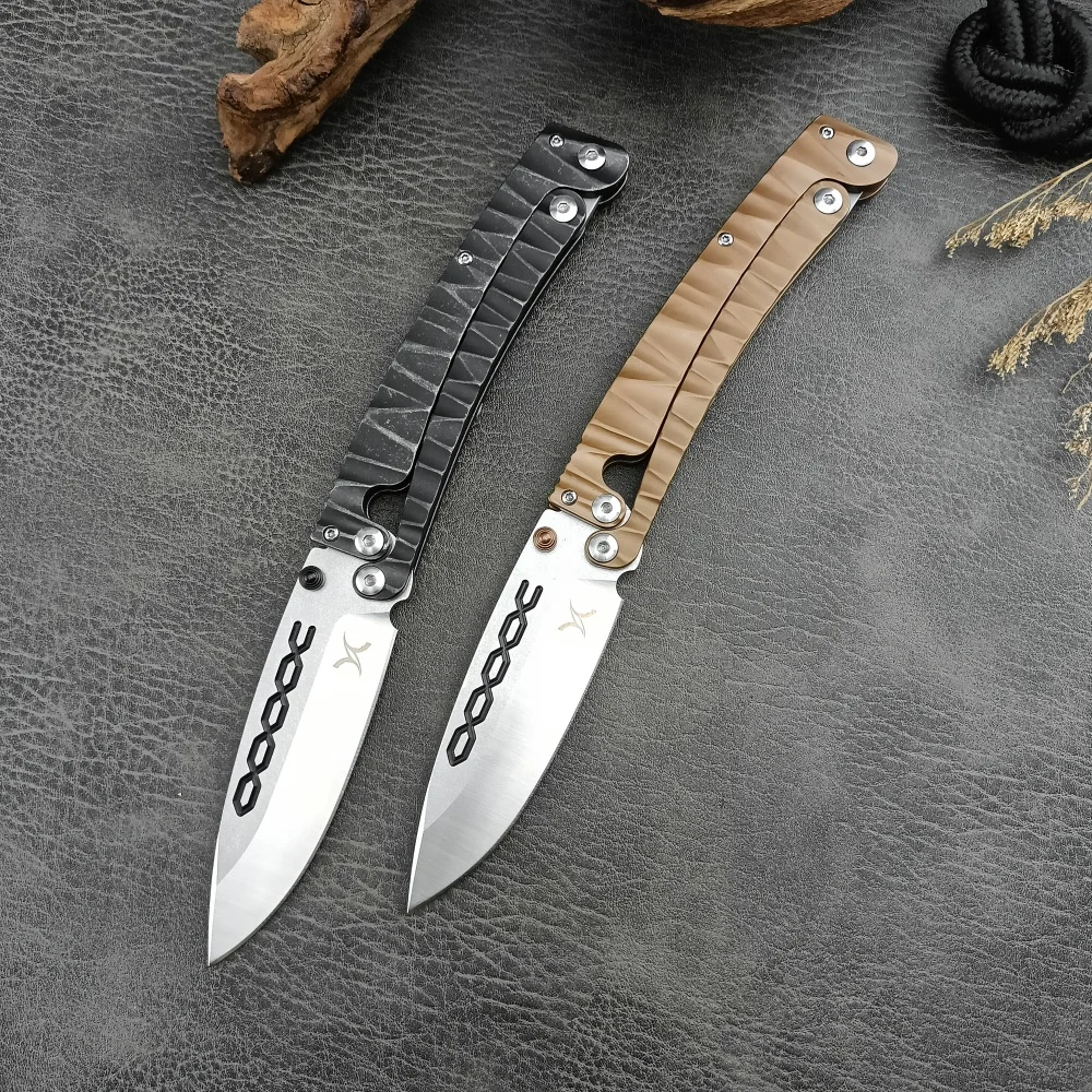 

Hot sale HUAAO stainless steel folding knife 420 steel handle D2 blade high quality household kitchen knife sharp boning knife