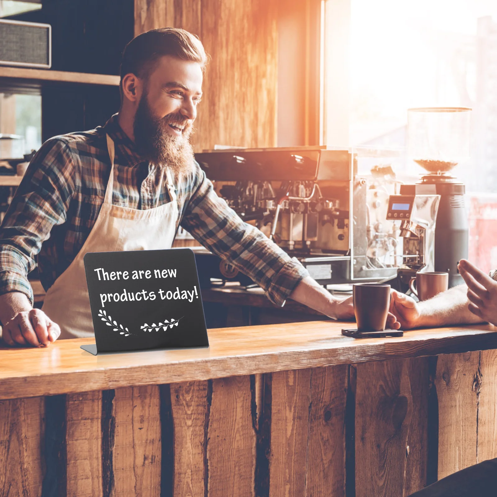 

16Pcs Plastic Chalkboards Reusable Message Boards for Restaurant Home Desktop Black Message Boards Plastic Chalkboards