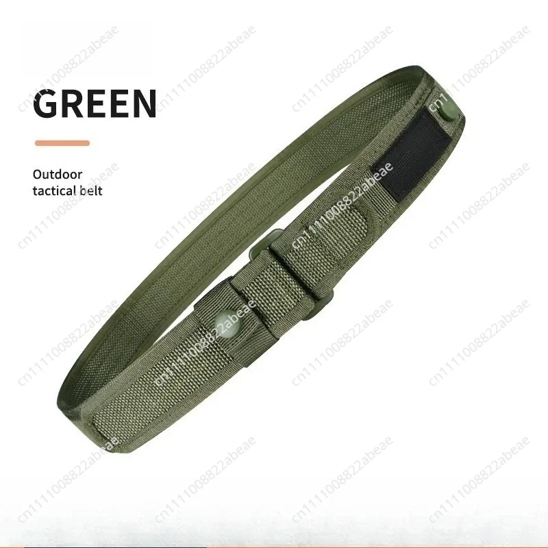 For Trekker tactical hunting belt men's outdoor sports nylon leisure padded ribbon hook and loop paste durable.