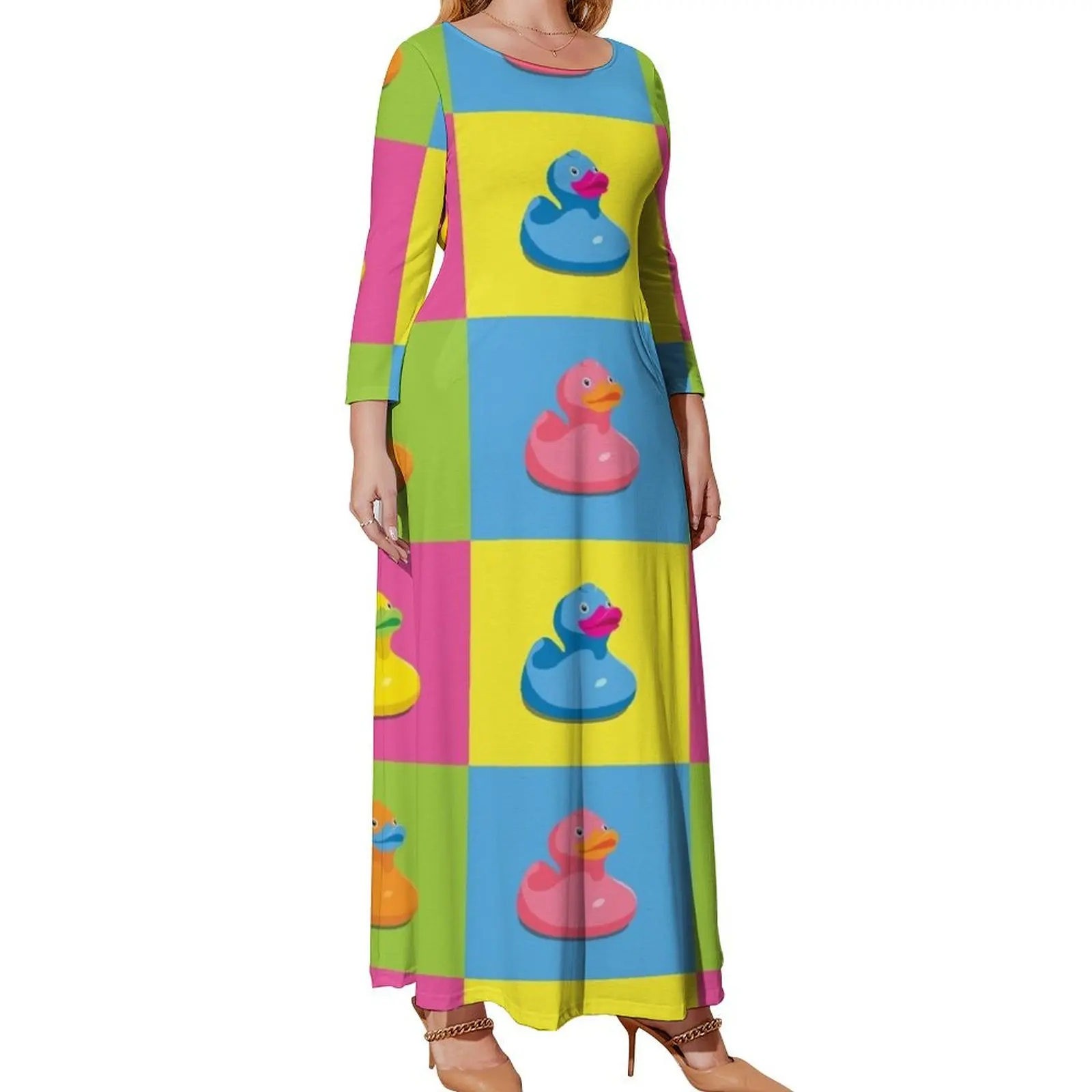 

Rubber Duckies Pop Art Long Sleeved Dress Cocktail of dresses ladies dresses for special occasions