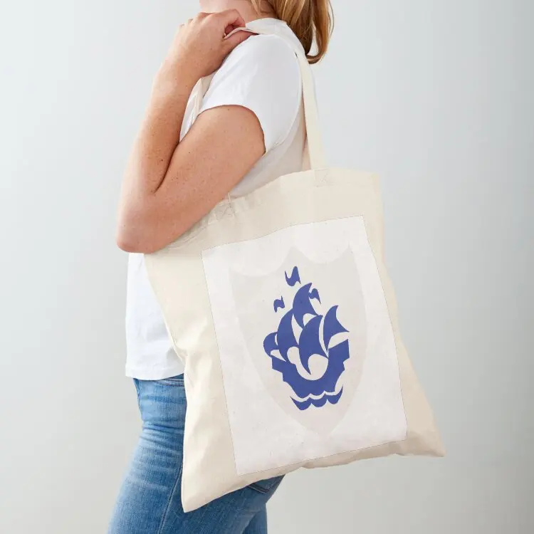 

Blue peter badge Tote Bag Canvas shoulder bag bag for beach shopping bags foldable Handbags