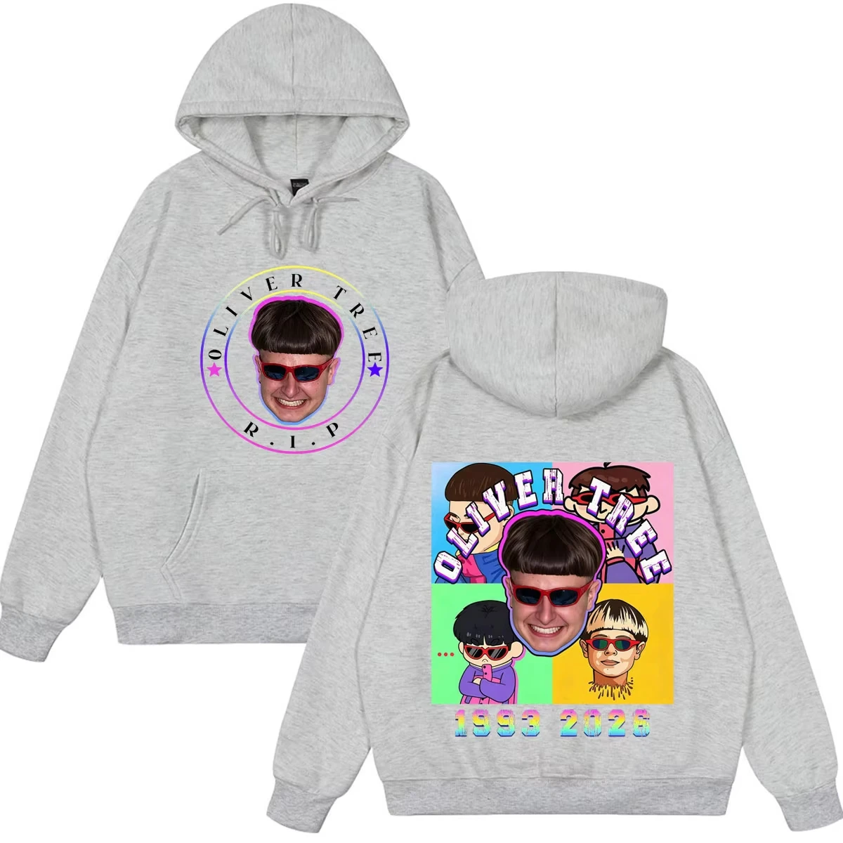 Oliver Tree Pop Rock Music 2026 Print Hoodie Men Women Hip-hop Fashion Sweatshirts Long Sleeves Loose Casual Pullover Fan Gifts