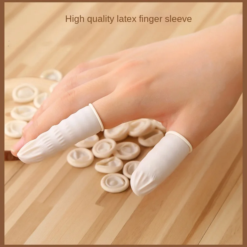 100pcs Sterile Disposable Powder Free Industrial Electronic Latex Fingertips Protector Gloves Watch Repair Tool for Watchmaker