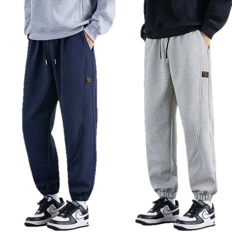 Men's Hiking Running Pants 2026 Autumn Quick Dry Lightweight 4-Way Stretch with Pockets Drawstring for Mountain Trekking