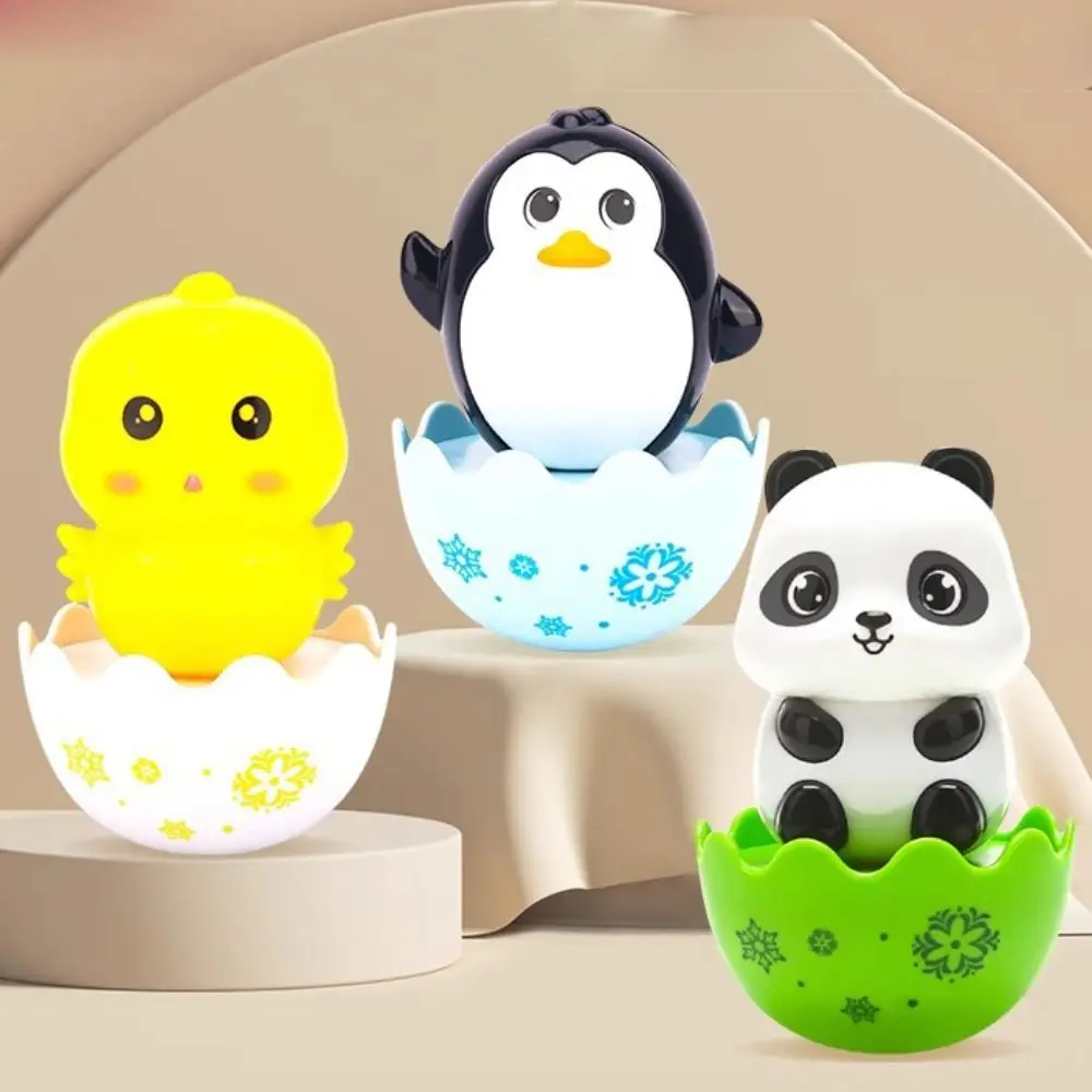 6 stks/set ABS Kleine Pinguïn Tumbler Speelgoed Handgemaakte Schommelspeelgoed Kleine Schaap Tumbler Speelgoed Standbeeld Desktop Decoratie