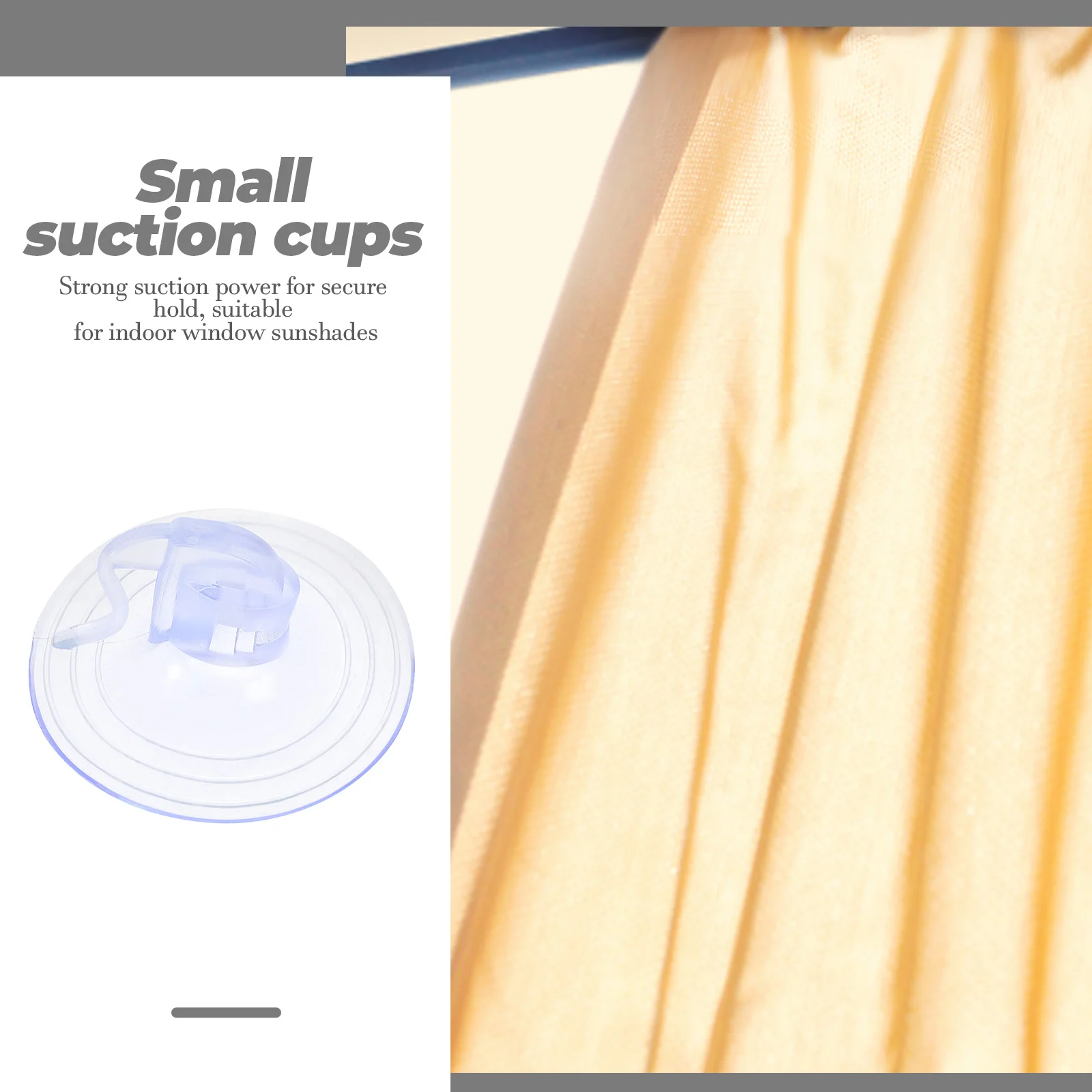 

100pcs Transparent Suction Cups 38mm Strong Adhesive Holder for Glass Window Car Sunshade PVC Sucker Small Plastic Pad