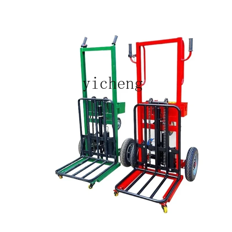 

ZK all-electric tiger car hydraulic lift truck loading and unloading artifact large load dual-purpose portable