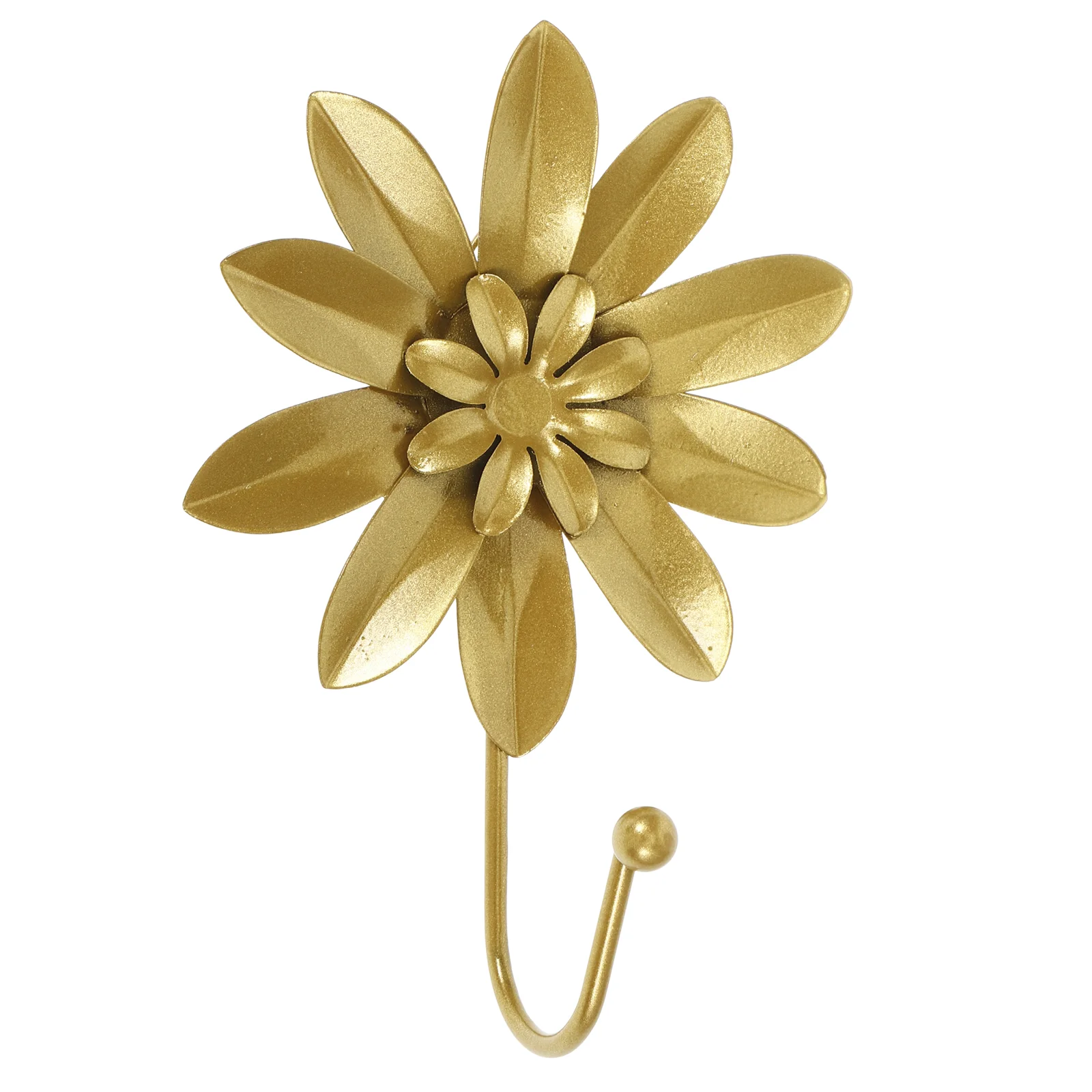 Cup Utility Floral Decorative Hooks Flower for Wall Entryway Hanger Clothes Household