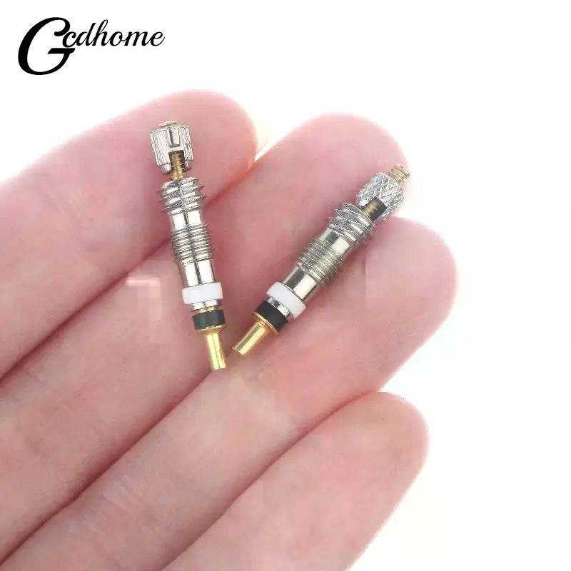 【NEW】2/6/10Pcs Bike Repair Replacement Brass Tubeless Core Bicycle Removable Presta Valve Core For Road MTB Bike