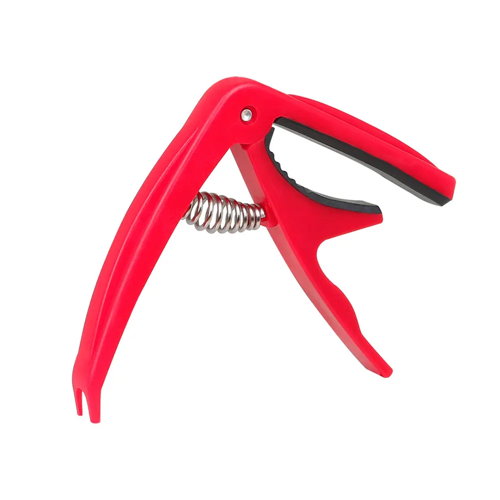 

Capo For Acoustic Electric Guitar Adjustable Spring Tension One Hand Operation Folk Country Music Tool Classical Guitar