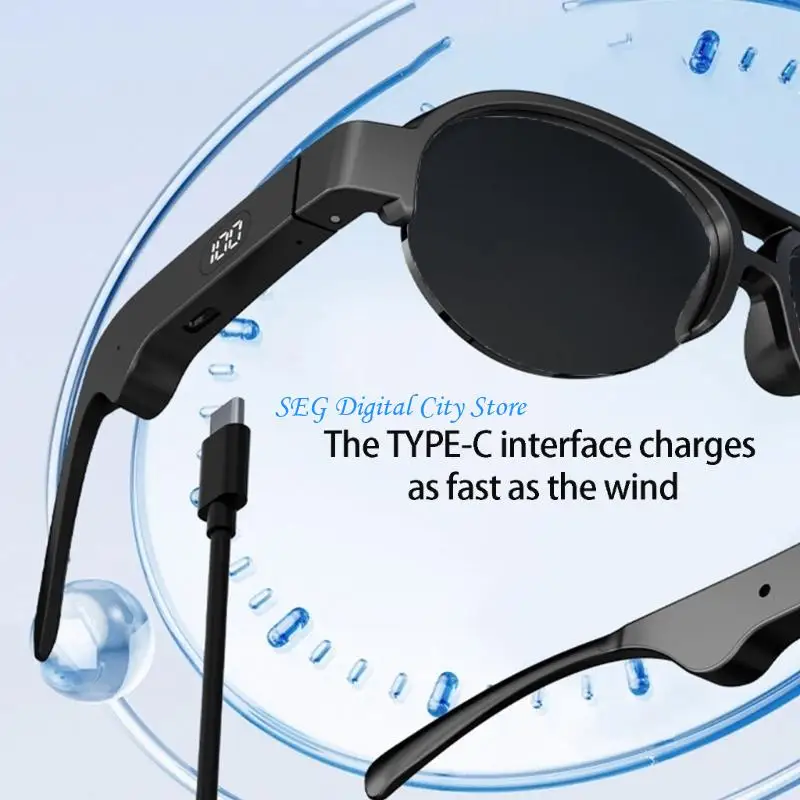 U75B Modern Intelligent Sunglasses with Open Technology & Lightweight Frame Innovative Design for Outdoor Activity