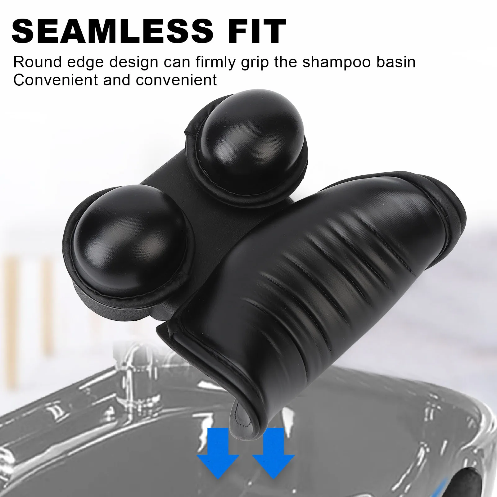 Hair Neck Rest Hair Spa Neck Rest U Shape Ergonomic Soft Waterproof Shampoo Bowl Neck Pillow for Beauty Salon Hair Spa Neck Rest