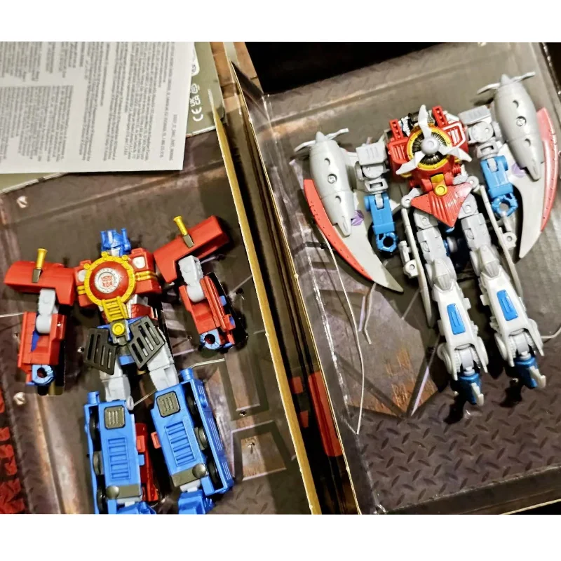 

Новый стиль В наличии Трансформер сердце из стали Optimus Prime Starscream Изысканные игрушки Модель подарок на день рождения фигурки робота