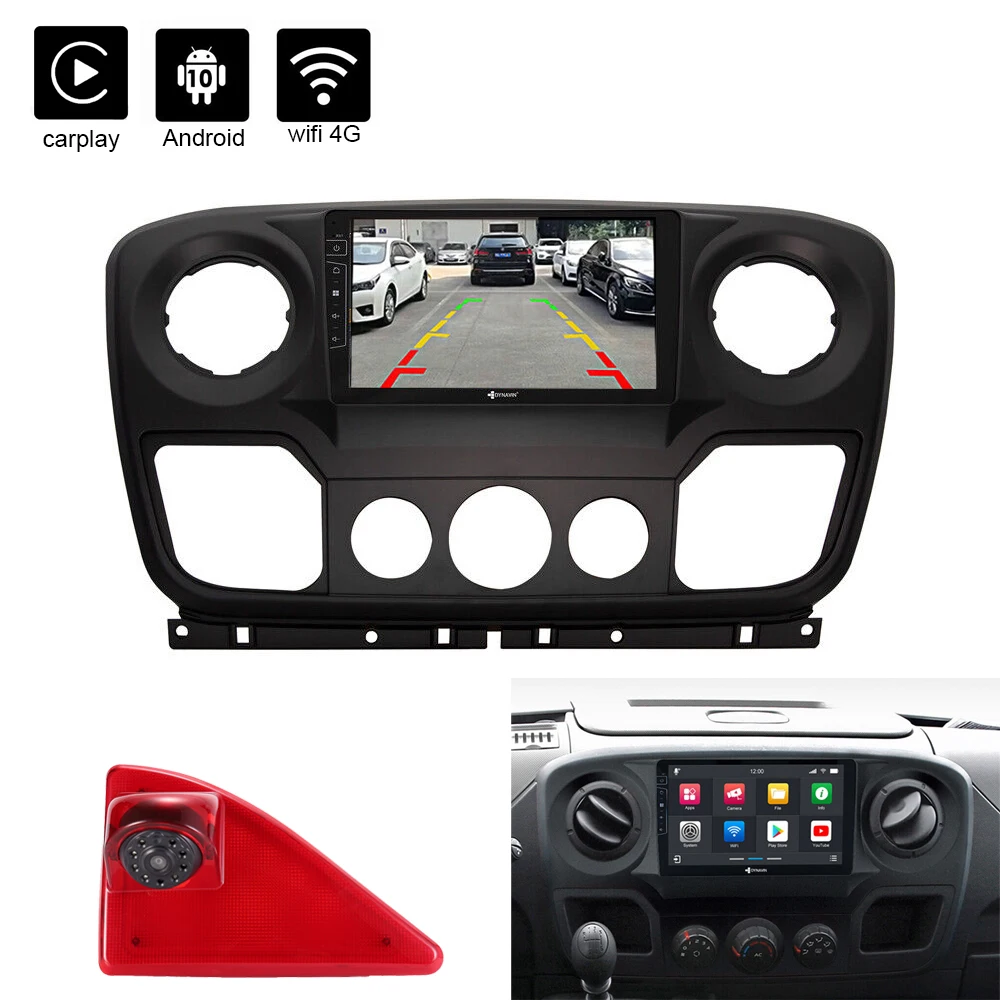 HD brake light parking rear view camera for Nissan NV400 Bus Kasten Pritsche Fahrgestell Android Navigation 4G LET carpaly